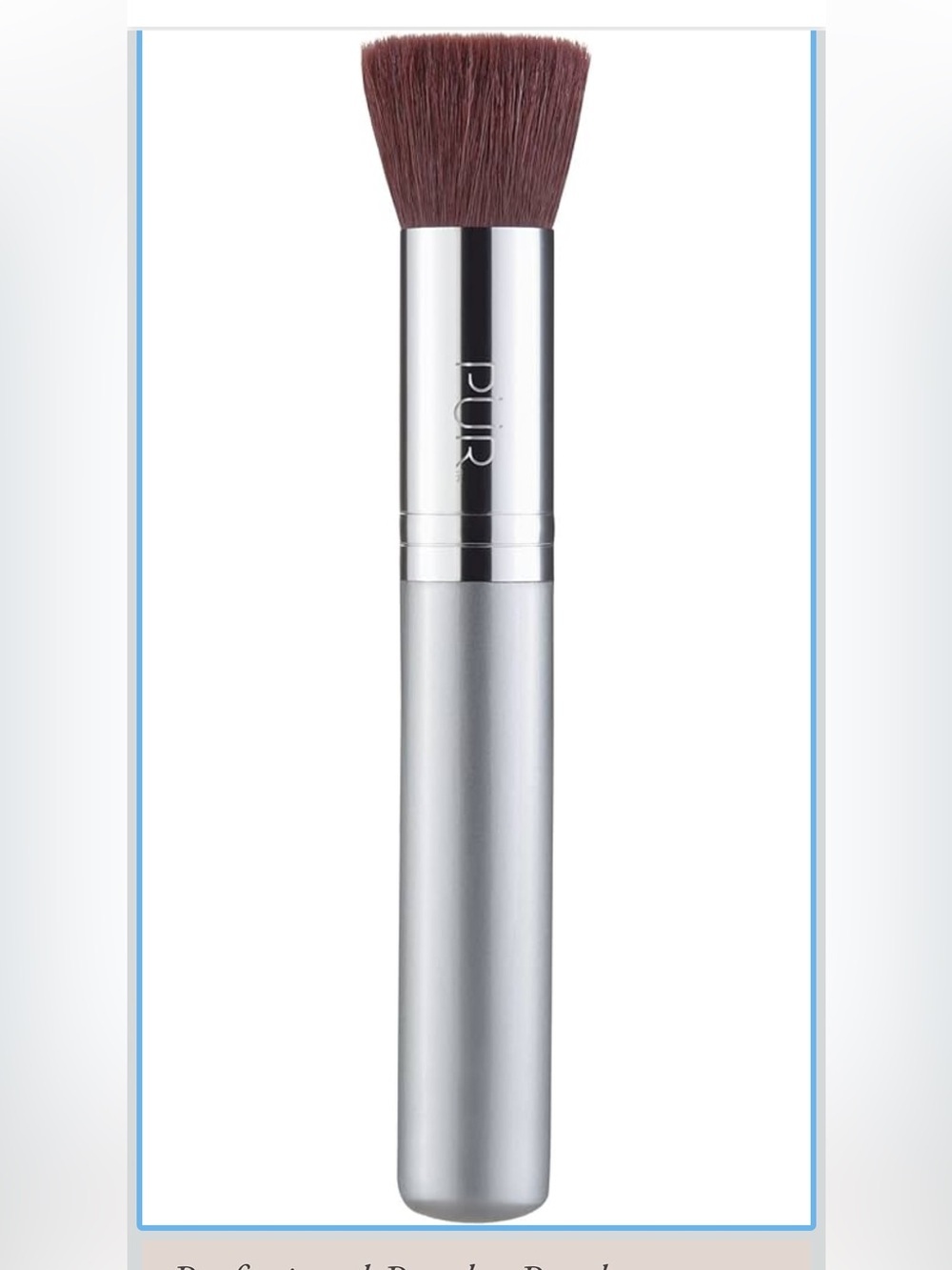 PÜR MINERALS Chisel Brush, Flat Top Makeup Brush(202)